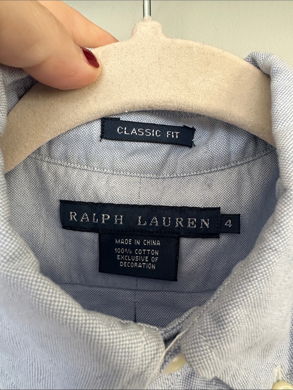 Polo by Ralph Lauren Light Blue Button-Down Oxford Shirt Classic fit women’s 4 - Picture 2 of 4